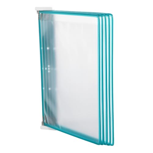 VILLCASE Transparenter Klapp Magazinhalter Seitiger Dokumentenordner Effiziente Büroaufbewahrungslösung für Häufigen Gebrauch von VILLCASE