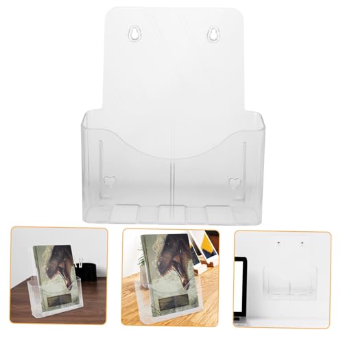 VILLCASE Transparenter Wandhalter aus Abs Einlagiger Dokumenten Magazinorganizer für Büro Prospekte Zeitschriften und Broschüren Platzsparender Wand organizer für Schreibtisch und VILLCASE Transparenter Wandhalter aus Abs Einlagiger Dokumenten Magazinorganizer für Büro Prospekte Zeitschriften und Broschüren Platzsparender Wand organizer für Schreibtisch und von VILLCASE