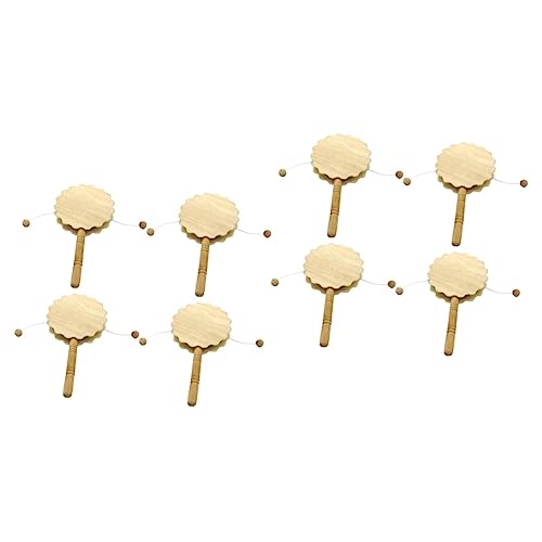 VILLCASE Trommel Kinder 8 Stück Malrasseln Aus Holz Zum Basteln Und Basteln Für Mini- -holzrasseln Bongos Hölzerne Marcus-rasseln Blanko Hölzerne Rasseltrommel Diy-mini-ornament-shaker VILLCASE Trommel Kinder 8 Stück Malrasseln Aus Holz Zum Basteln Und Basteln Für Mini- -holzrasseln Bongos Hölzerne Marcus-rasseln Blanko Hölzerne Rasseltrommel Diy-mini-ornament-shaker von VILLCASE