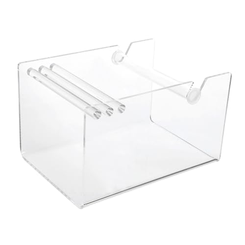 VILLCASE Verstellbarer Tape Organizer mit Disks Kompakte Lösung für Etiketten und Klebebandaufbewahrung im Büro Lager von VILLCASE
