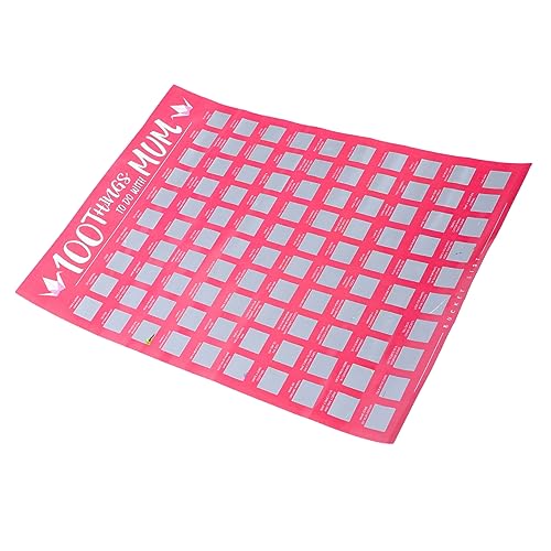 VILLCASE Wandtattoo Zum Muttertag 100-dinge-zu-do-rubbelposter Wunschliste-rubbelposter Do-it-yourself-rubbelposter Hängende Wunschliste Das Poster Abkratzen Rubbellisten-poster Rosa Papier VILLCASE Wandtattoo Zum Muttertag 100-dinge-zu-do-rubbelposter Wunschliste-rubbelposter Do-it-yourself-rubbelposter Hängende Wunschliste Das Poster Abkratzen Rubbellisten-poster Rosa Papier von VILLCASE