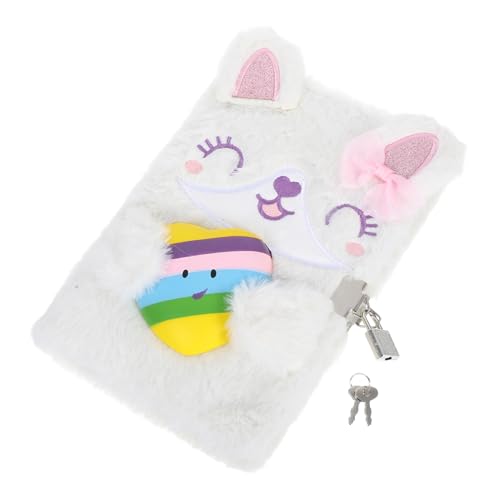 VILLCASE Weiches Flauschiges Tagebuch für Mädchen für Schule Reisen und Persönliche Aufzeichnungen Cartoon Design für Tagebuchliebhaber von VILLCASE