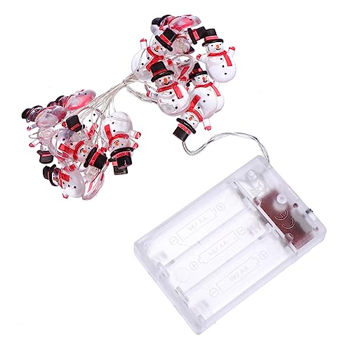 VILLCASE Weihnachtliche LED Lichterkette Schneemann Leds Kupferdraht Batteriebetrieben Dekorative Weihnachtsbeleuchtung für Innen und Außen Festliche Garten und Wohnraumdeko VILLCASE Weihnachtliche LED Lichterkette Schneemann Leds Kupferdraht Batteriebetrieben Dekorative Weihnachtsbeleuchtung für Innen und Außen Festliche Garten und Wohnraumdeko von VILLCASE