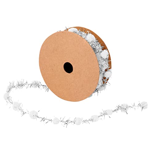 VILLCASE Weihnachtsbaumschmuckband Schmücken Dekorativ Band Zum Verpacken Fälschung Holografischer Klobiger Glitzer Kugelfransenband Schleife Goldenes Lametta Rüsche Party Rot Textil- Weiß VILLCASE Weihnachtsbaumschmuckband Schmücken Dekorativ Band Zum Verpacken Fälschung Holografischer Klobiger Glitzer Kugelfransenband Schleife Goldenes Lametta Rüsche Party Rot Textil- Weiß von VILLCASE