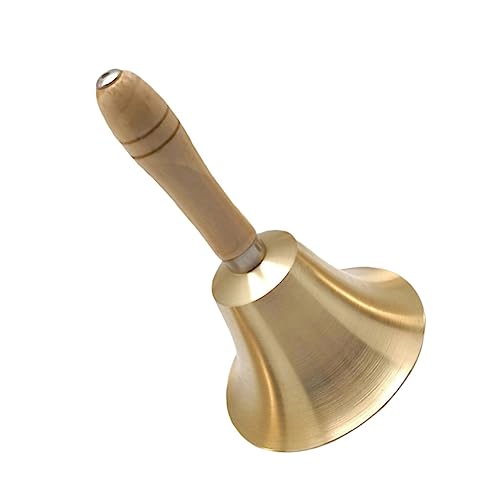 VILLCASE Weihnachtsglocke mit Holzgriff Durchmesser Handgefertigte Party und Servicelocke Polierte Messingglocke für Festliche Anlässe und Dekoration Ergonomisch und Leicht VILLCASE Weihnachtsglocke mit Holzgriff Durchmesser Handgefertigte Party und Servicelocke Polierte Messingglocke für Festliche Anlässe und Dekoration Ergonomisch und Leicht von VILLCASE