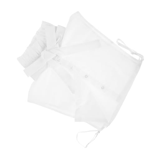 VILLCASE Weißer Abnehmbarer Blusenkragen mit Rüschen und Schleife Damen Baumwolle Weich Warm Stilvoll für Herbst Winter Layering VILLCASE Weißer Abnehmbarer Blusenkragen mit Rüschen und Schleife Damen Baumwolle Weich Warm Stilvoll für Herbst Winter Layering von VILLCASE
