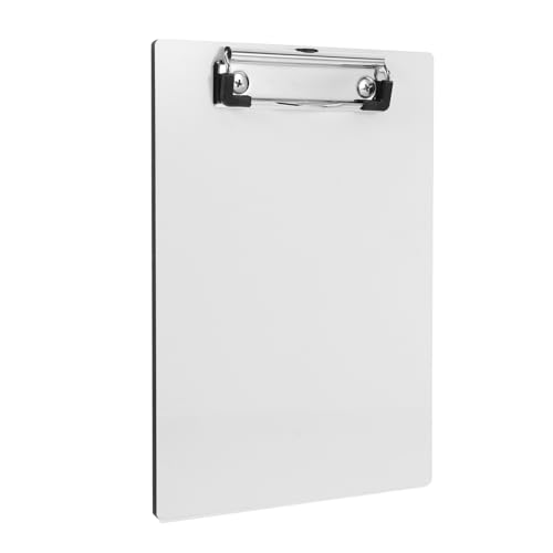 1 Satz Klemmbrett mit Clip Tragbares Schreibboard aus Robustem Material für Büro und Format Design Papierhalter für Sichere Aufbewahrung von VILLFUL