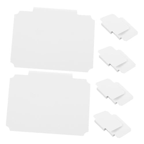 10 Stück Abnehmbare Körbe Clips für Lagerbehälter Clip Beschriftungen zur Organisation Wiederverwendbare für Körbe und Schubladen von VILLFUL