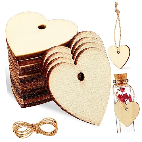 VILLFUL Unfertige Holzherzen Herz-holzscheiben Für Dekorationen 100 Stück Herzornamente Für Hochzeit Party VILLFUL Unfertige Holzherzen Herz-holzscheiben Für Dekorationen 100 Stück Herzornamente Für Hochzeit Party von VILLFUL