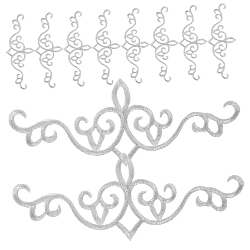 10Stücke Gestickte Aufnäher zum Aufbügeln für Kleidung Jeans Jacken Dekorative Patches für Reparaturen und Nähprojekte Einfach zu Verwenden und Vielseitig Einsetzbar von VILLFUL