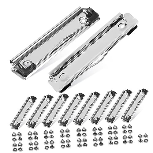 10Stücke Montierbare Klemmbrett Clips Federgeladene Zwischenablage Halter für Dokumente Menüs und Berichte mit Nägeln zur Einfachen Installation von VILLFUL