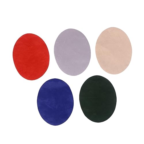 10Stücke Ovale Bügelpatches für Jeans Knieflicken Reparaturset Farben Selbstklebend für DIY Bekleidungsanpassungen von VILLFUL