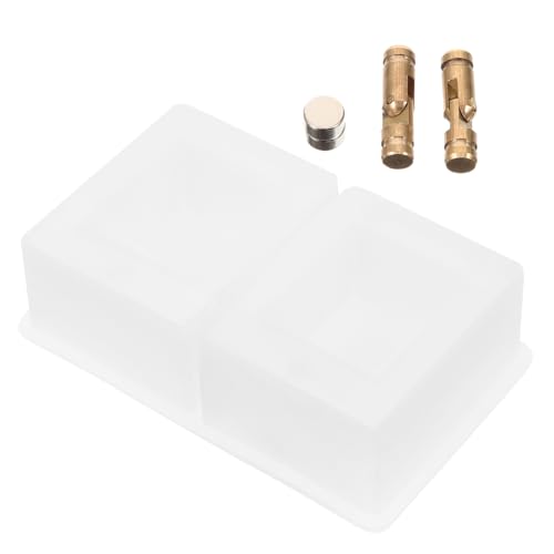 1Satz DIY Silikonform für Rechteckige Ringbox Gießform für Epoxidharz mit Magneten und Messingscharnieren Zubehör für Kunsthandwerk und Schmuckaufbewahrung 1Satz DIY Silikonform für Rechteckige Ringbox Gießform für Epoxidharz mit Magneten und Messingscharnieren Zubehör für Kunsthandwerk und Schmuckaufbewahrung von VILLFUL
