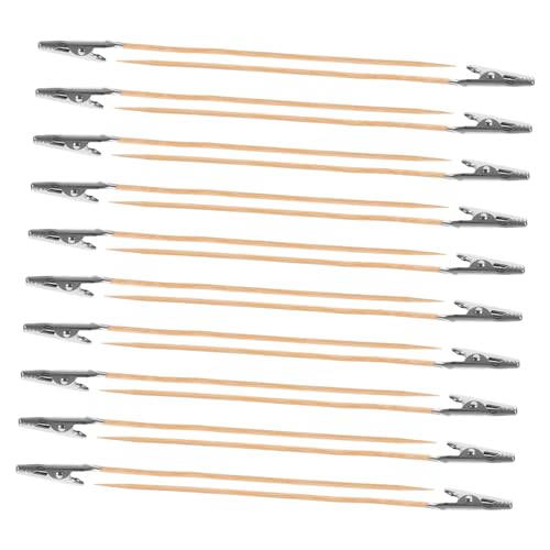 20Stücke Alligator Clip Modell Malvorlagen für DIY Bastelprojekte Stabiler und Färbungsclip für Modellbau und Fotoaufbewahrung von VILLFUL