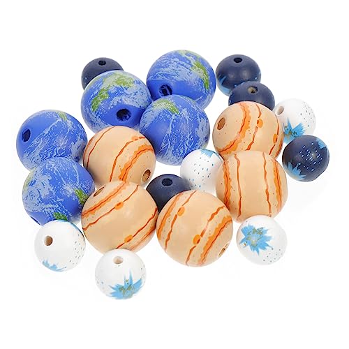 20Stücke Große Holzperlen für Runde Lose Perlen zum Basteln DIY Schmuck und Makramee Farbige Holzperlen Langlebig und Leicht für Projekte 20Stücke Große Holzperlen für Runde Lose Perlen zum Basteln DIY Schmuck und Makramee Farbige Holzperlen Langlebig und Leicht für Projekte von VILLFUL