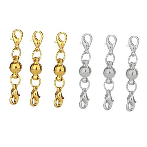 20Stücke Magnetverschlüsse für Armband und Halskette Silberne und Goldene Magnetische Schnallen für DIY Schmuck Einfach zu Verbinden Zubehörteile 20Stücke Magnetverschlüsse für Armband und Halskette Silberne und Goldene Magnetische Schnallen für DIY Schmuck Einfach zu Verbinden Zubehörteile von VILLFUL
