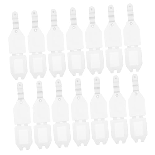 20Stücke Preisinhaber für Supermärkte Halter für Preisschilder Etikettenständer Selbstklebend für Regal Displays und Kleine Geschäfte von VILLFUL