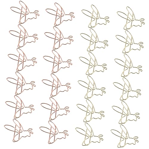 24Stücke Bienen Büroklammern aus Kleine Metallklammern Dekorative und Dokumentenklammern für Büro Schule und Zuhause Goldene und Roségoldene 24Stücke Bienen Büroklammern aus Kleine Metallklammern Dekorative und Dokumentenklammern für Büro Schule und Zuhause Goldene und Roségoldene von VILLFUL