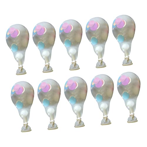 24Stücke Paillettenballons für Geburtstagsfeiern Latex und Folienballons Langlebig und Wiederverwendbar für Party Dekorationen und Unvergessliche von VILLFUL