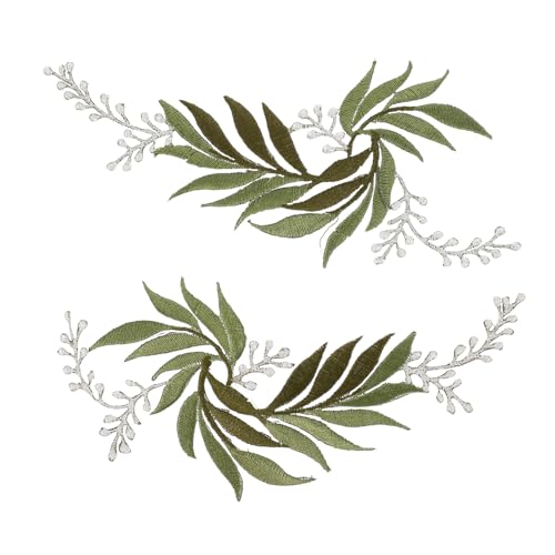 2Stücke Stickerei Patches für Kleidung Nähzubehör für DIY Projekte zur Reparatur und Dekoration von Kleidung und Accessoires von VILLFUL