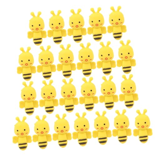 30 Stück Teiliges Lustiger Cartoon Radiergummis für Biene Design Sichere Gummimaterialien für Schule und Zuhause Geschenkidee von VILLFUL