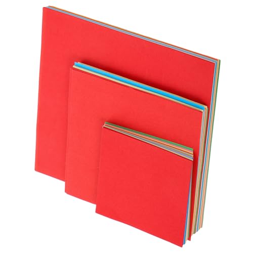 300Stücke Origami Papier Doppelseitiges Farbiges Bastelpapier Farben für DIY Projekte und Weihnachtsdekorationen für Erwachsene von VILLFUL