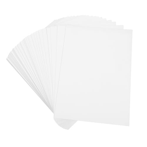 50 Stück Kartonpapier Weiß Dickes Schweres Kartonpapier für Druck Bastelbedarf Einladungen Grußkarten und Zeichnungen für Diy Projekte und Kreative Gestaltung 50 Stück Kartonpapier Weiß Dickes Schweres Kartonpapier für Druck Bastelbedarf Einladungen Grußkarten und Zeichnungen für Diy Projekte und Kreative Gestaltung von VILLFUL