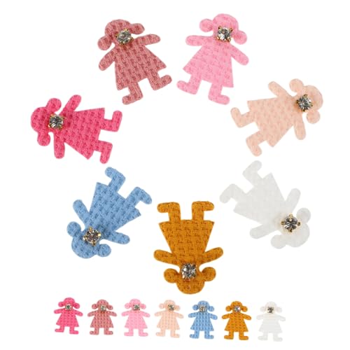 50 Stück Stoff Rhinestone Verzierungen für Diy Handarbeiten für Babykleidung Partys und Projekte Eleganter Schmuck Applikationen von VILLFUL