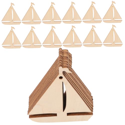50Stücke Unvollendete Holzscheiben für Segelboote DIY Bastelmaterial für Dekorationen und für Schulprojekte 50Stücke Unvollendete Holzscheiben für Segelboote DIY Bastelmaterial für Dekorationen und für Schulprojekte von VILLFUL