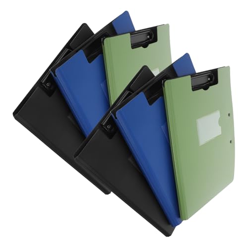 6 Stück Teiliges Klemmbrett Faltbare Clip Ordner mit Doppelclips für Büro und Dokumentenorganisation Vielseitig Einsetzbar 6 Stück Teiliges Klemmbrett Faltbare Clip Ordner mit Doppelclips für Büro und Dokumentenorganisation Vielseitig Einsetzbar von VILLFUL