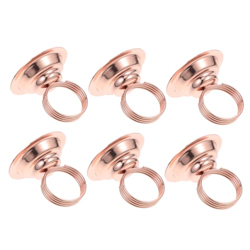 6 Stück Tischkartenhalter aus Robuste Standkartenhalter für Hochzeiten Restaurants und Platzkartenclips Roségold mit Basis für Menüanzeigen und Tischdekoration von VILLFUL