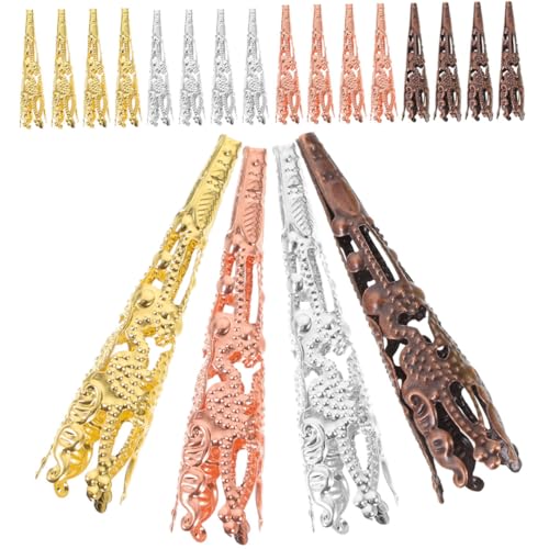 60Stücke Perlenkappen für Schmuckherstellung Trompetenförmige Kappen für Armbänder Ohrringe und Leichte Dekorative DIY Schmuckteile Gemischten Farben 60Stücke Perlenkappen für Schmuckherstellung Trompetenförmige Kappen für Armbänder Ohrringe und Leichte Dekorative DIY Schmuckteile Gemischten Farben von VILLFUL
