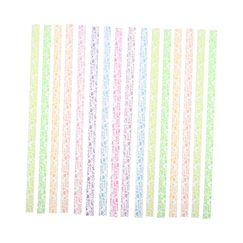 630Stücke Leuchtende Origami Sternstreifen Glitzerpapier DIY Faltpapier für Handgemachte und Feiertagsdekorationen pro Packung von VILLFUL