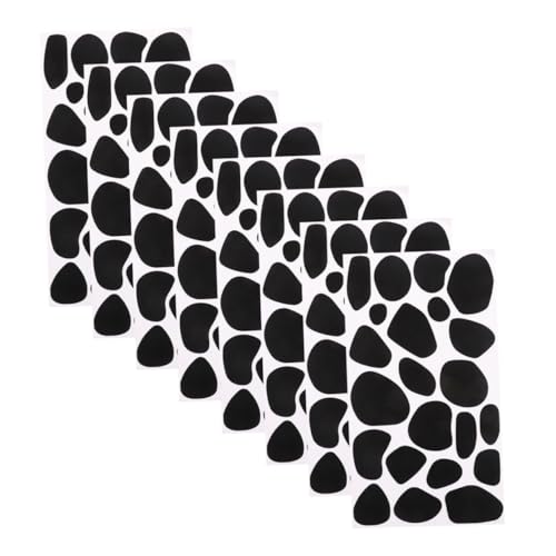 8 Blatt Felt Aufkleber Selbstklebende Filzpunkte Schwarz für Diy Projekte Unregelmäßige Filzkreise Dekoration für Kleidung und Wohnräume Vielseitig Einsetzbar für Feste und 8 Blatt Felt Aufkleber Selbstklebende Filzpunkte Schwarz für Diy Projekte Unregelmäßige Filzkreise Dekoration für Kleidung und Wohnräume Vielseitig Einsetzbar für Feste und von VILLFUL