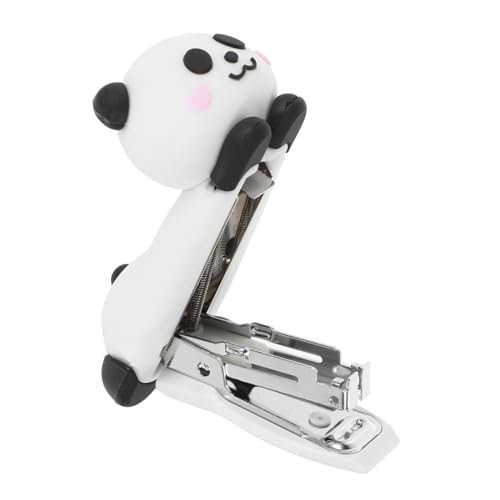 Cute Panda Mini Hefter Tragbarer Cartoon Hefter für Schule Büro und Zuhause für Studenten und Lehrer Leicht und Vielseitig Einsetzbar Stapeln von VILLFUL