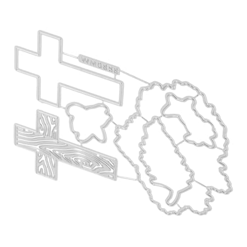 Hanukkah Stanzformen Metall für Scrapbooking und Diy Kartenherstellung Prägeschablonen für Dekorative Papierarbeiten und Alben Vielseitige Schnittmuster Robustem Material von VILLFUL