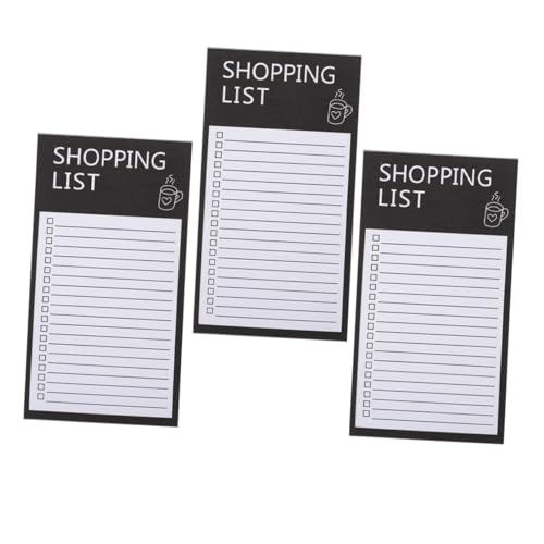 VILLFUL Magnetische Notizblöcke für Kühlschrank Einkaufslisten To Do Listen und Memo Pads mit Vollem Magnetrücken Praktische und Dekorative Notizblätter für Organisation von VILLFUL