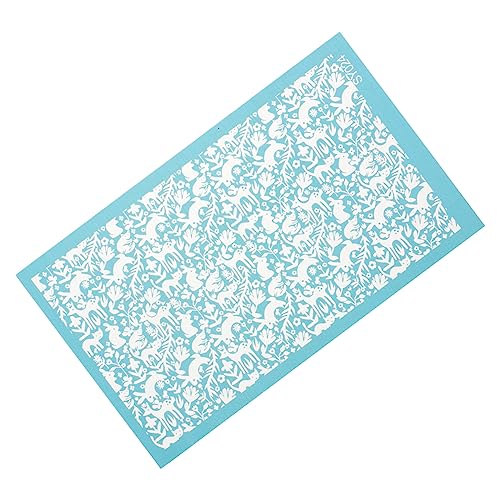 VILLFUL 1 Blatt Kaninchen Ton Vorlage, Siebdruck Schablonen, Wiederverwendbare Schablonen, Nylon Schablone, DIY Ton Bastel Schablone, Siebdruck Form Schablonen Für Handwerk, Netz VILLFUL 1 Blatt Kaninchen Ton Vorlage, Siebdruck Schablonen, Wiederverwendbare Schablonen, Nylon Schablone, DIY Ton Bastel Schablone, Siebdruck Form Schablonen Für Handwerk, Netz von VILLFUL