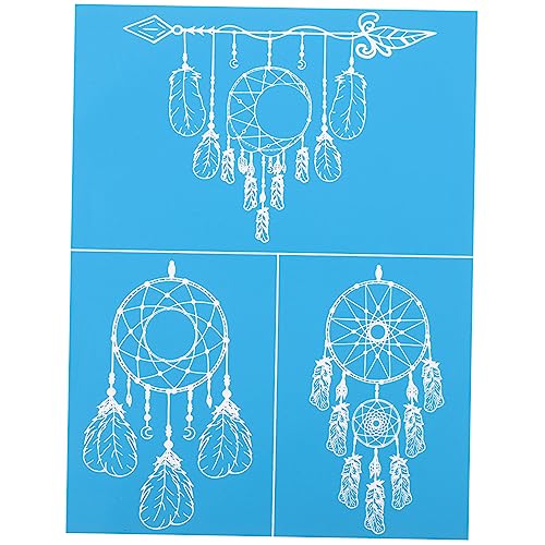 VILLFUL Siebdruckschablone Netzschablone Abwaschbare Schablone Dekorative Siebdruckschablone 1 Blatt VILLFUL Siebdruckschablone Netzschablone Abwaschbare Schablone Dekorative Siebdruckschablone 1 Blatt von VILLFUL