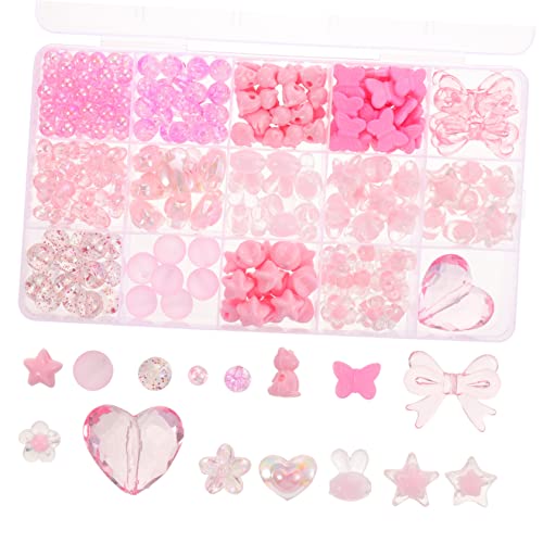 VILLFUL Schachtel Acrylperlen Für Bastelarbeiten Verschiedene Formen Diy-perlen Zum Anfertigen Von Armbändern Und Halsketten VILLFUL Schachtel Acrylperlen Für Bastelarbeiten Verschiedene Formen Diy-perlen Zum Anfertigen Von Armbändern Und Halsketten von VILLFUL