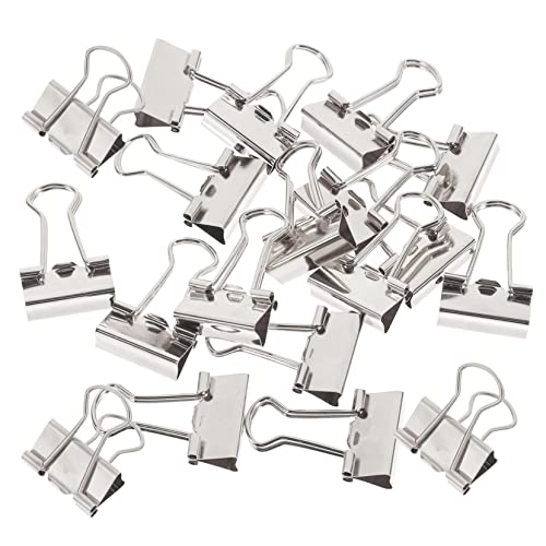 VILLFUL 1 Box Elliot Ordner Papierklammern, Schwarze Binderclips, Multifunktions Binderclips, Binderclip Dekorationen, Bürobedarf, Empfindliche Binderclips, Binderclips Für, Büroklammern von VILLFUL
