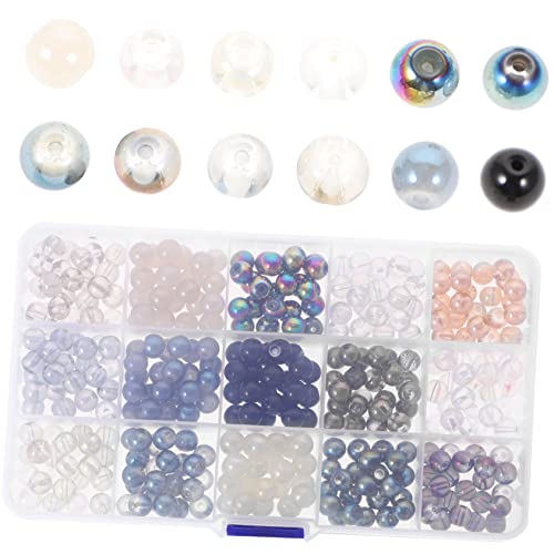 VILLFUL Glasperlenschmuck Für Halsketten Und Armbänder Diy Perlenset Mit Abstandshaltern Lose Bastelperlen Für Schmuckherstellung Und Handarbeiten von VILLFUL