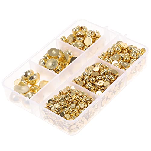 VILLFUL Imitationsperlen-diamant-set Halbkreisförmige Perle Zubehör Kunststoff Perlen Anhänger Für Nägelkunst Bastel-ornament von VILLFUL