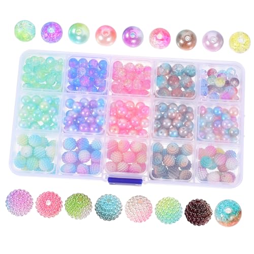 VILLFUL 1 Kasten Abstandsperlen Zarte Kleine Perlen Lose Acrylperlen Für Schmuckherstellung Diy-perlen Zum Basteln Perlen Für Armbänder Und Halsketten von VILLFUL
