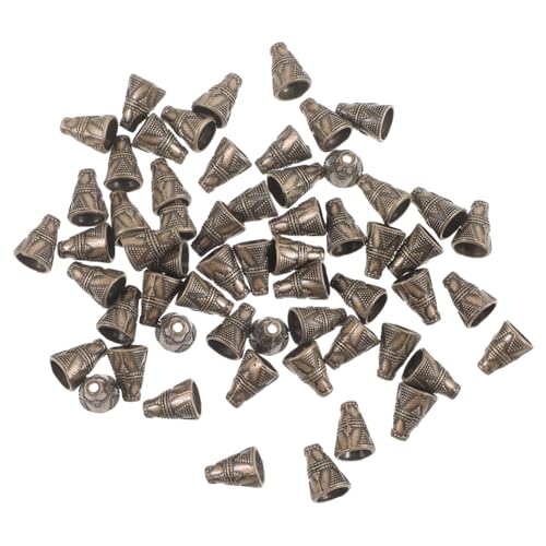 VILLFUL Bronzeperlen-zubehör Für Schmuckherstellung Metallperlen Als Bastelperlen Haarnadelzubehör Dekorative Anhänger Für Armbänder Und Kopfschmuck VILLFUL Bronzeperlen-zubehör Für Schmuckherstellung Metallperlen Als Bastelperlen Haarnadelzubehör Dekorative Anhänger Für Armbänder Und Kopfschmuck von VILLFUL