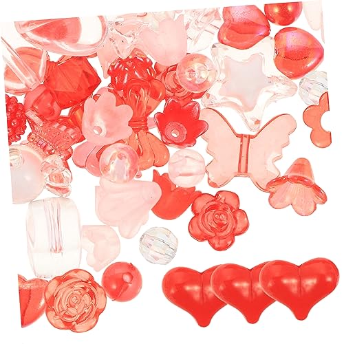VILLFUL Perlen Acrylperlen Lose Perlen Für Schmuck Basteln Armband Halskette Zubehör Mit Loch Fädeln Selbermachen Material Heimwerker von VILLFUL