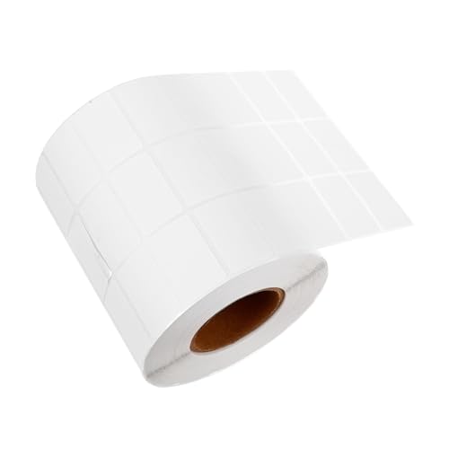 VILLFUL 1 Rolle Barcode-aufkleber Leere Etiketten Zum Beschriften Haftetiketten Für Lebensmittelbehälter Beschreibbare Aufkleber Für Gefrierschrank von VILLFUL