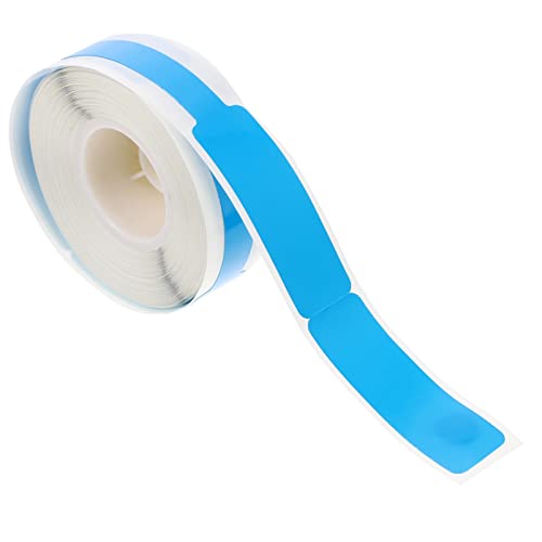 VILLFUL 1 Rolle Blauer Kabel Etiketten Sticker Selbstklebende Kabelbeschriftungen für Einfache Identifikation von Drähten und Leitungen für Netzwerkkabel und Telekommunikation von VILLFUL
