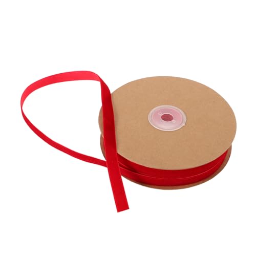 VILLFUL 1 Rolle Einseitiges Soft Flocking Band für Haaraccessoires und Diy Bastelarbeiten Leichtes Samtband für Schleifenherstellung und Geschenkverpackung von VILLFUL