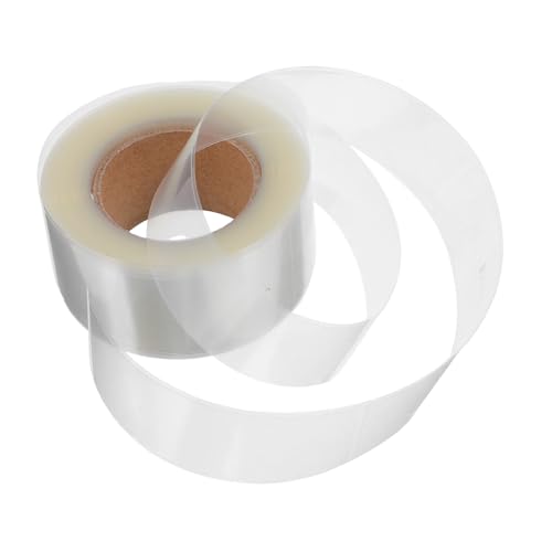 VILLFUL 1 Rolle Etiketten Schutzfolienaufkleber Wafersiegel Wafersiegeletiketten Rechteckige Durchsichtige Etiketten Etikettenschutzaufkleber Durchsichtige Aufkleberschutzfolien von VILLFUL